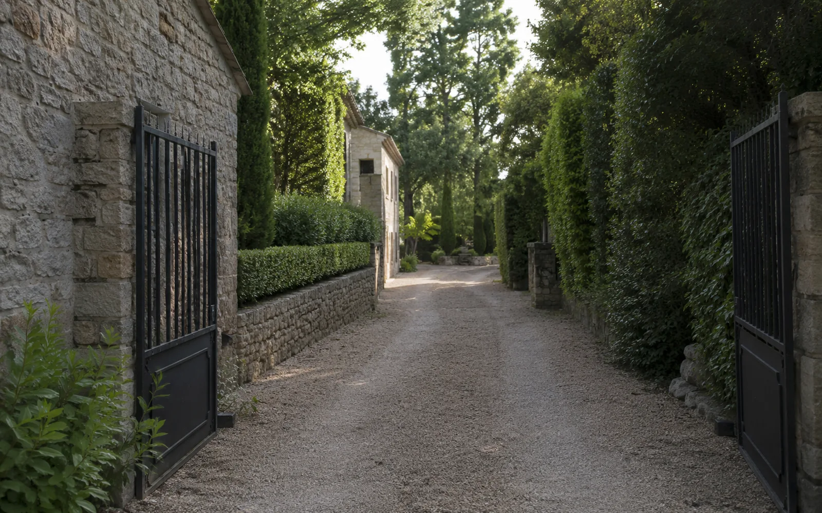 Chemin de servitude entre deux propriétés